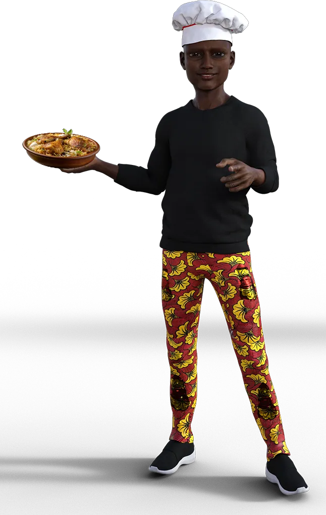 A Wazobia character
